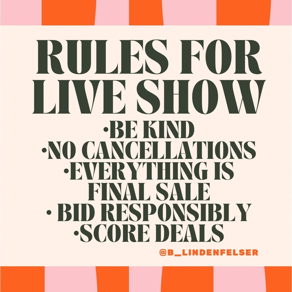 I am live🖤 LIKE THIS POST TO BE NOTIFIED ✨Come join me to get some killer deals✨ - Picture 2 of 7